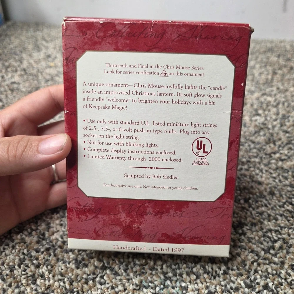 Hallmark keepsake ornament